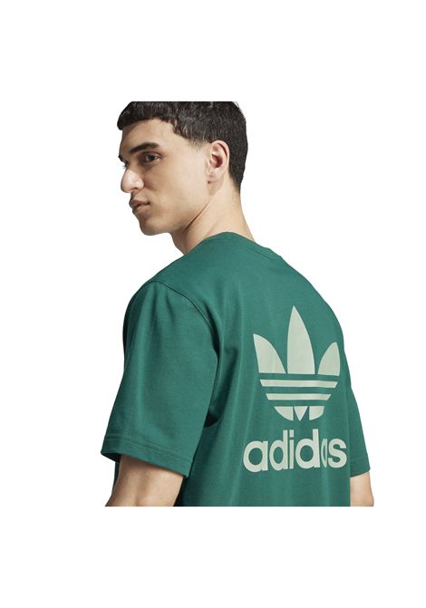 Adidas Adicolor Classics Back+Front Trefoil Boxy Tee Green Men ADIDAS ORIGINALS | T-shirt | JN7013-